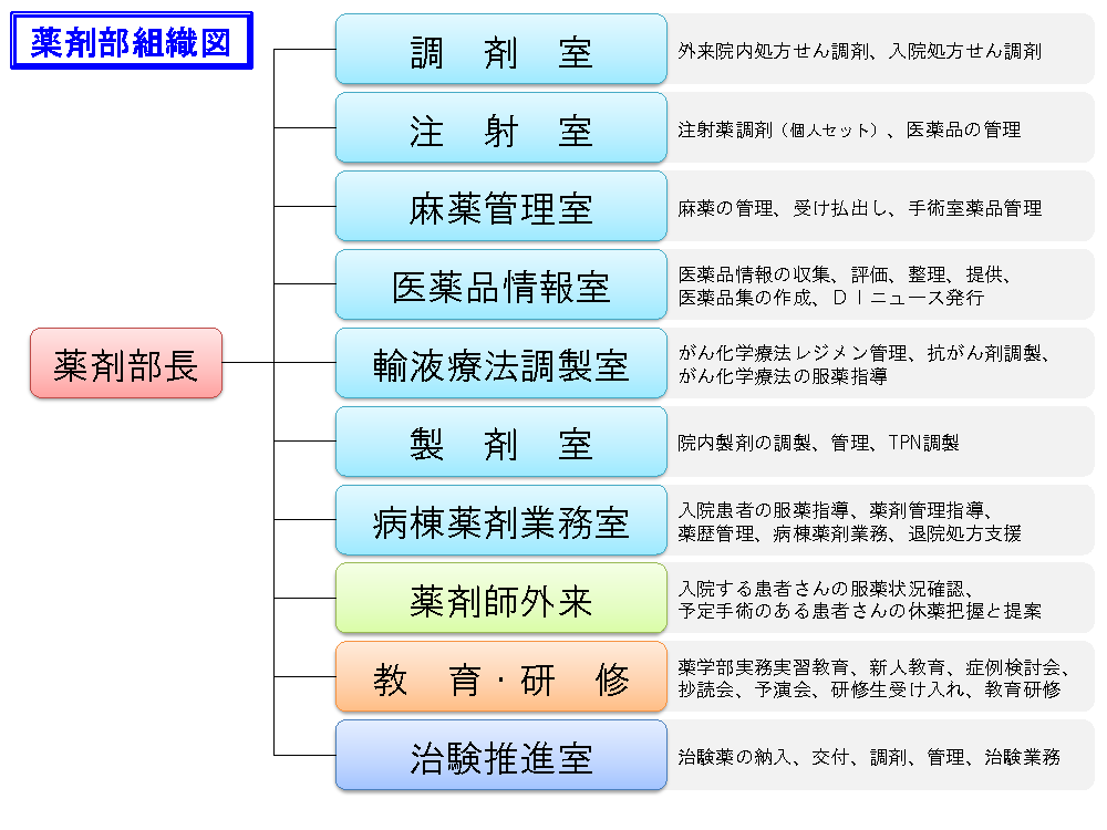 薬剤部_組織図